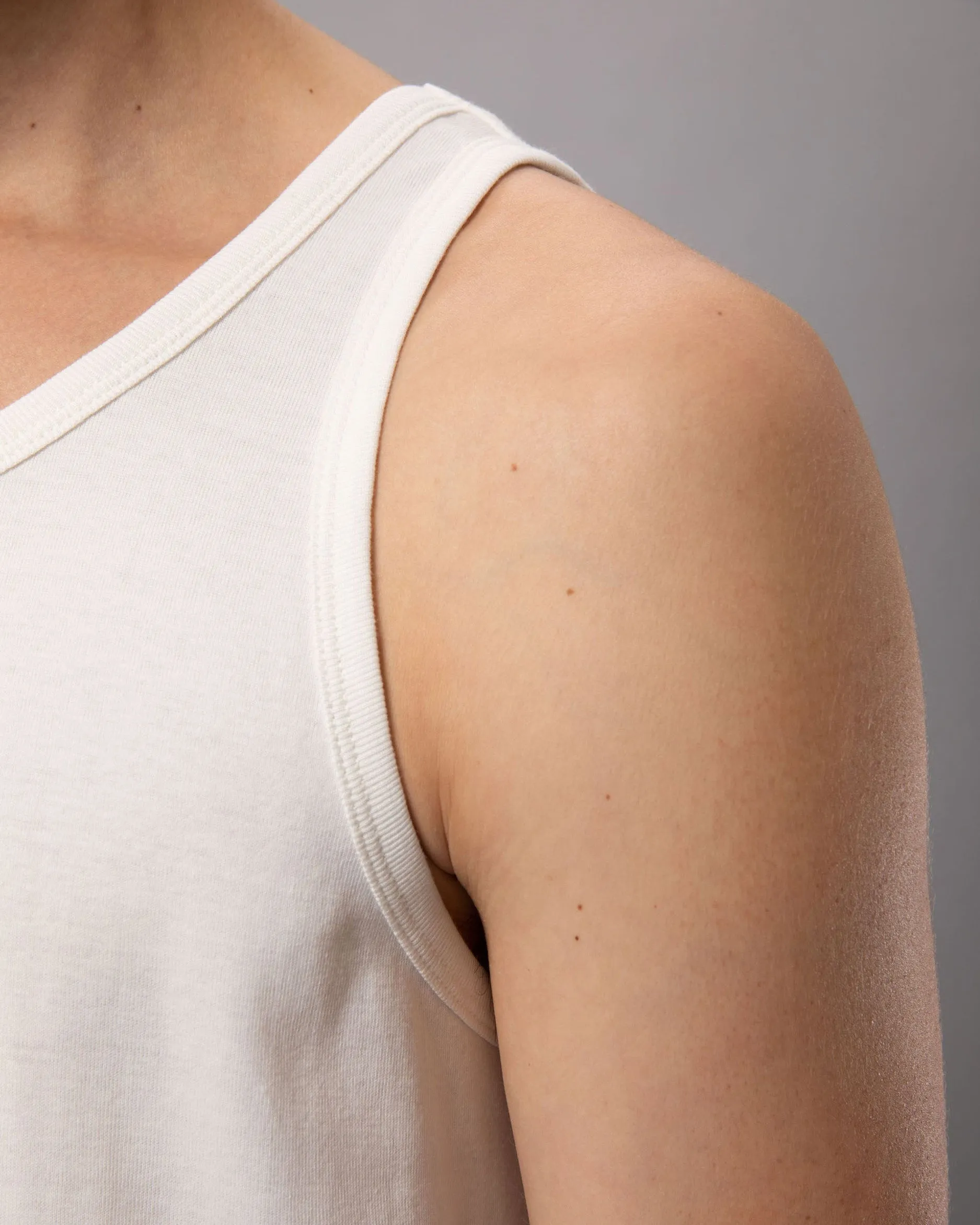 Nudie Jeans Tank Top - Offwhite