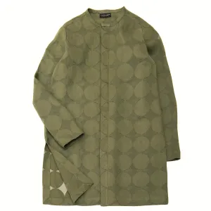 NUNO Tunic Top: "Burnout Balls" (Olive, Small/Medium)