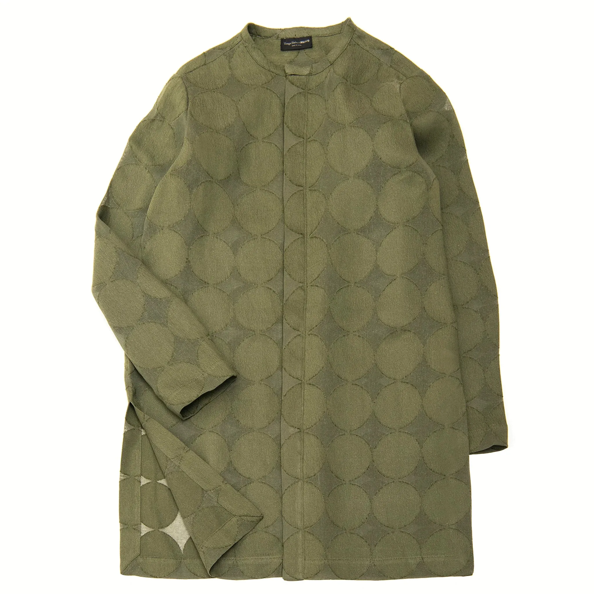 NUNO Tunic Top: "Burnout Balls" (Olive, Small/Medium)