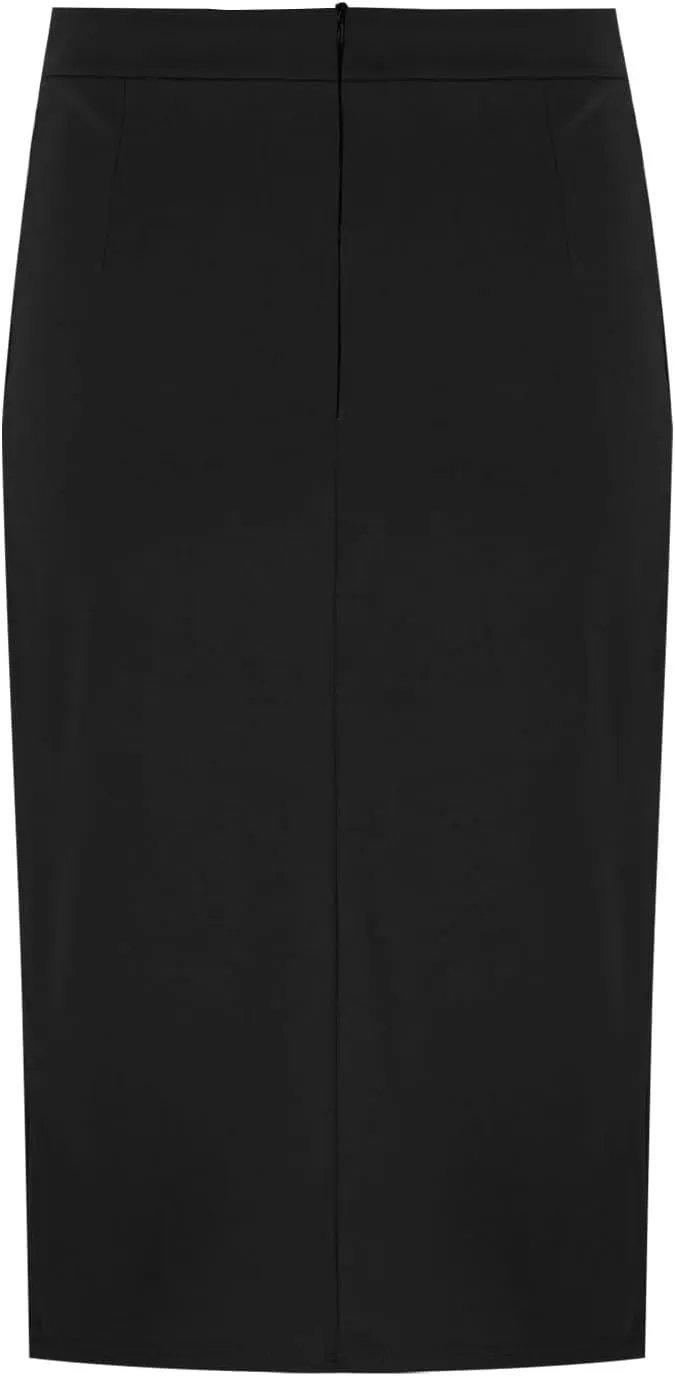 Office Skirts for Women Slim-Fit Wrap Midi Length Skirt Pure Loose Casual Work Bodycon Skirt 2025 Fashion Outfits