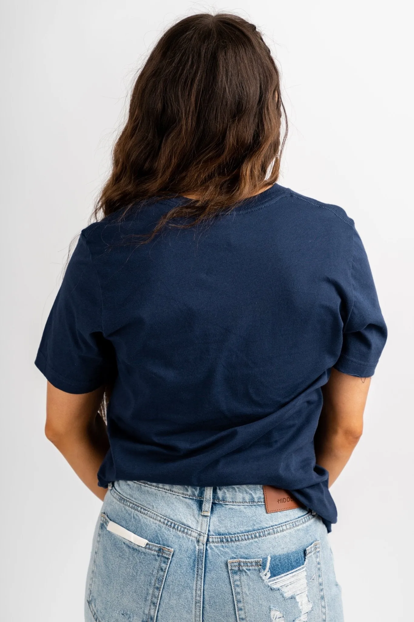 OKC fling unisex t-shirt navy
