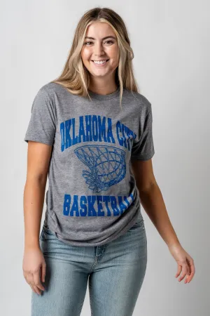 OKC swish unisex crew t-shirt grey