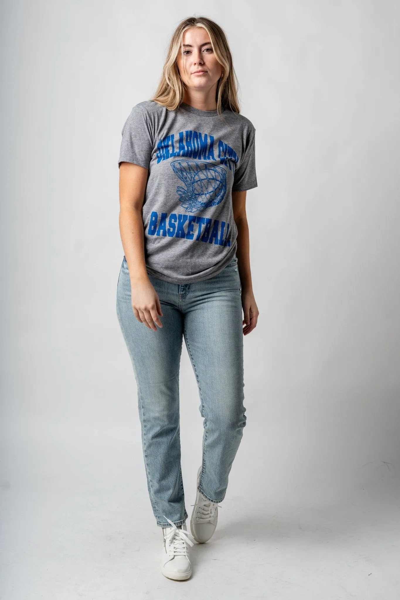 OKC swish unisex crew t-shirt grey