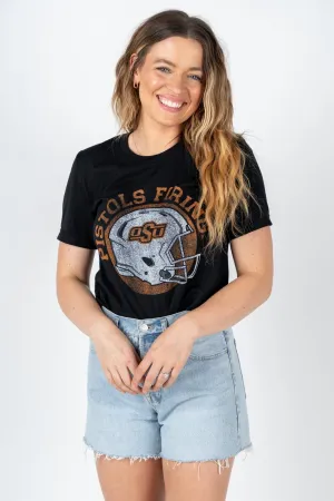 OSU helmet circle unisex t-shirt black