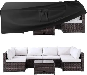 Patio Furniture Covers, Outdoor Furniture Cover Waterproof, General Purpose, outside Table and Chair Covers, Heavy Duty 600D (108 Inch L X 82 Inch W X 27.9 Inch H)