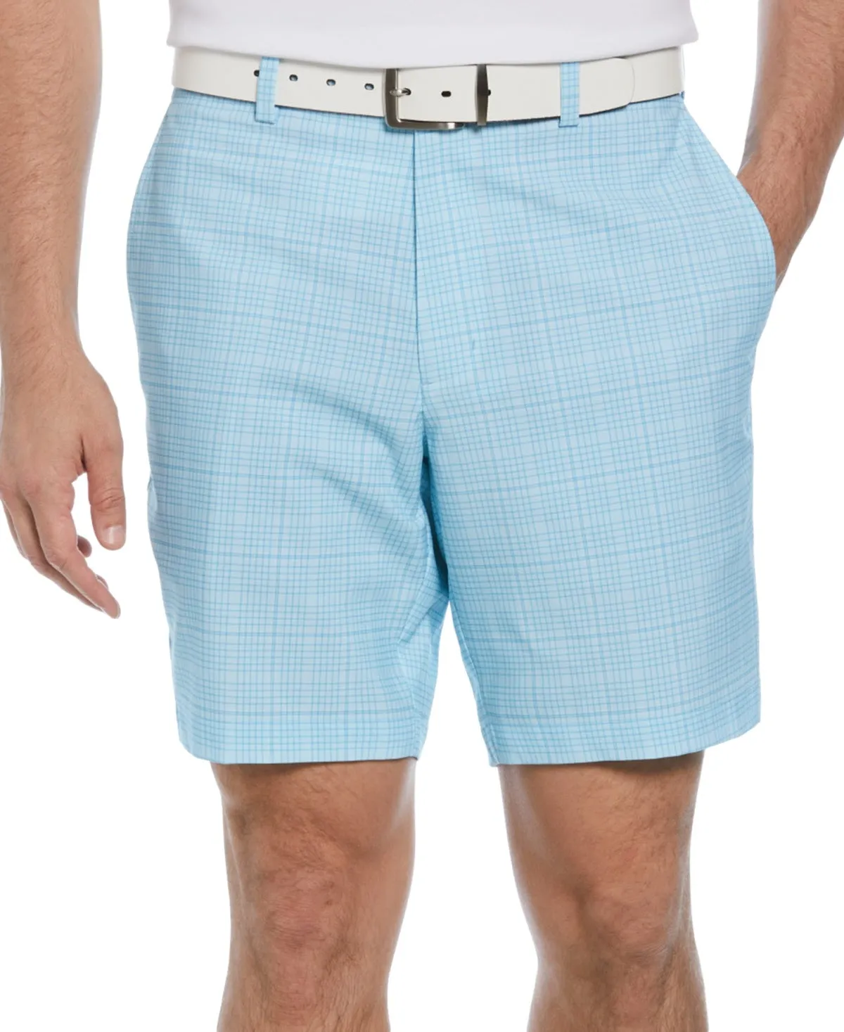 Pga Tour Mens Regular fit Golf Shorts 8 Inseam 36 Blue