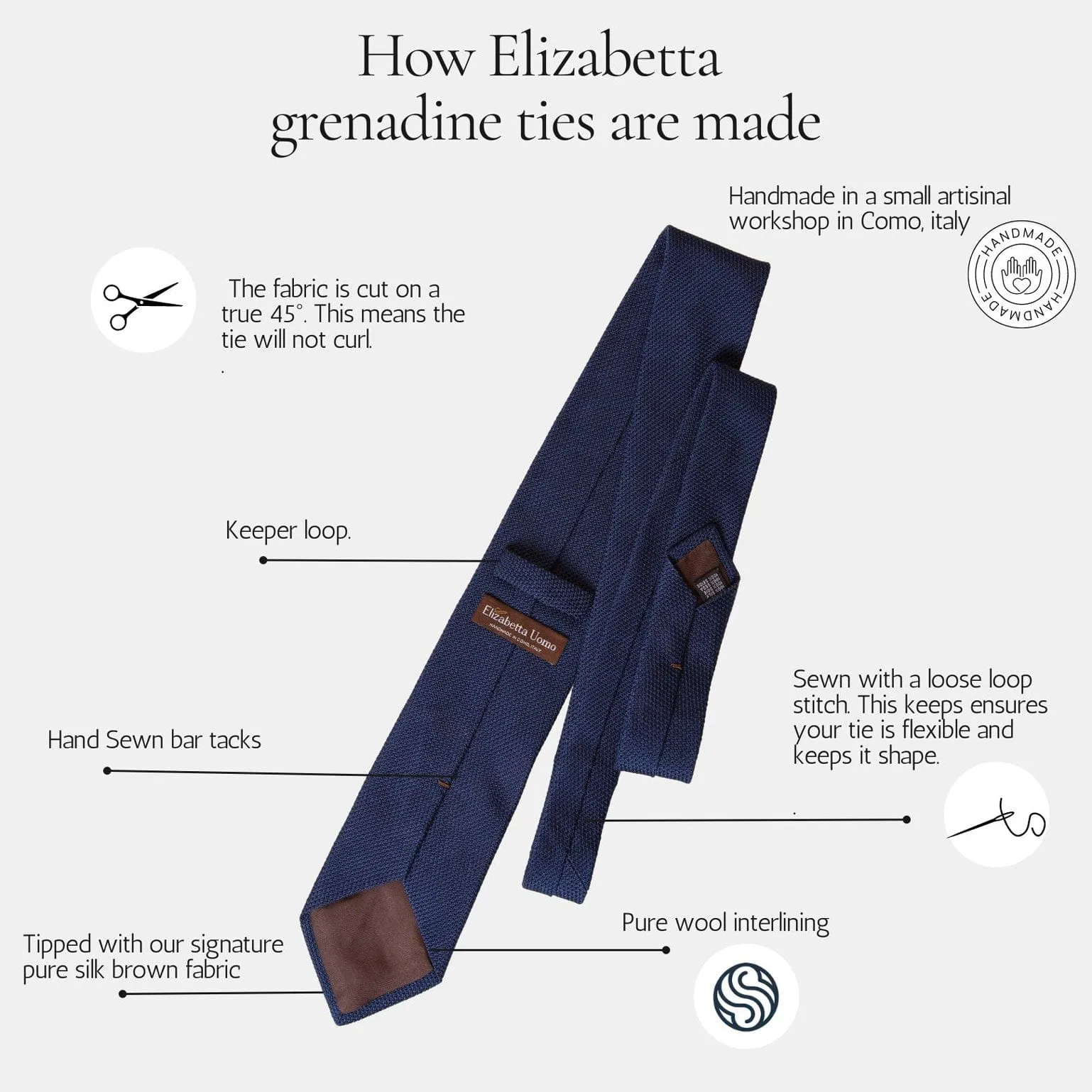 Plum - Silk Grenadine Tie