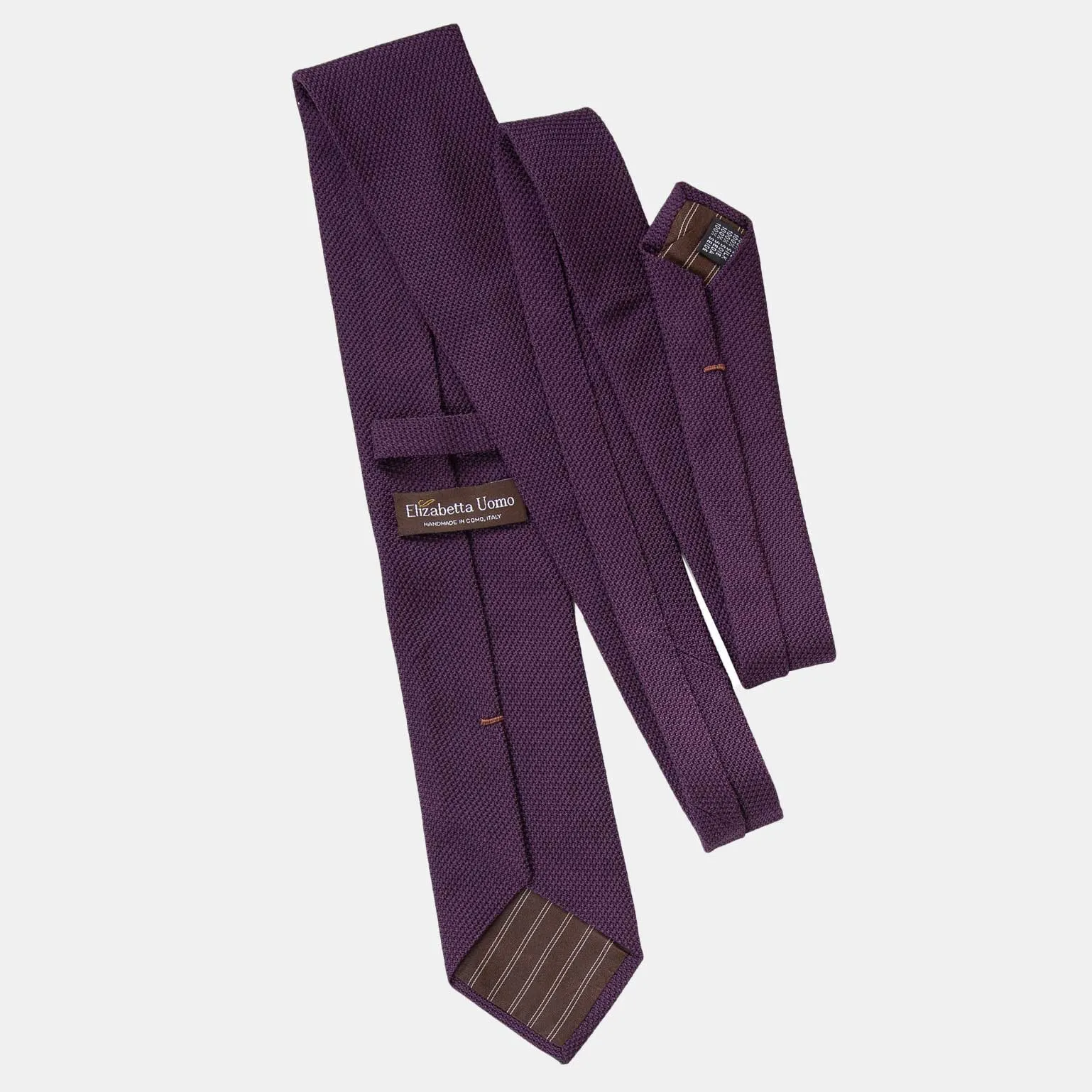 Plum - Silk Grenadine Tie