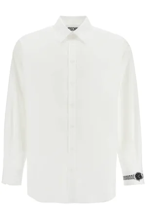 printed cuff shirt with unique J0207 0235 MULTI WHITE