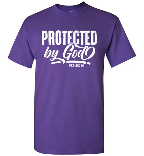 Protected by God (Psalms 91), Adult T-Shirt, 12 Colors