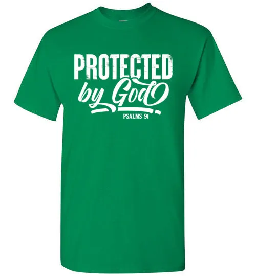 Protected by God (Psalms 91), Adult T-Shirt, 12 Colors