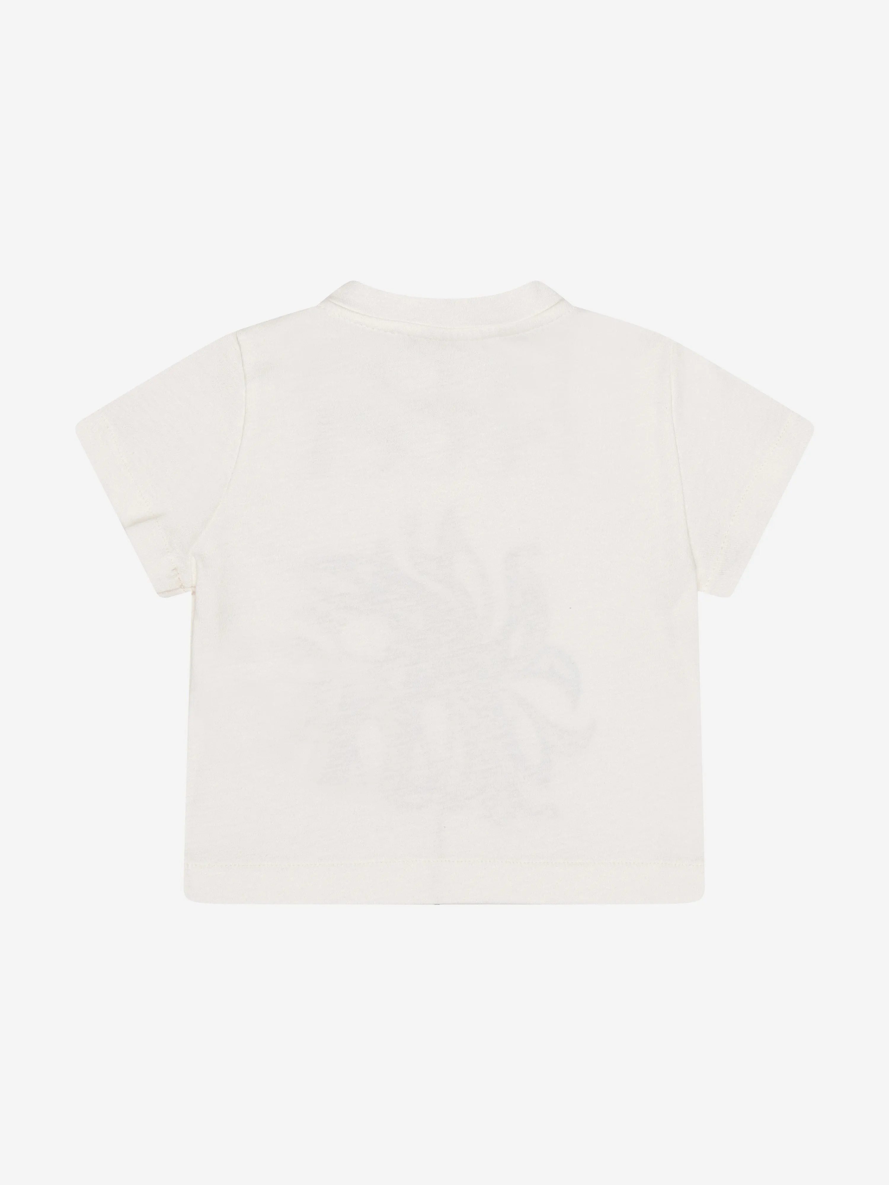 Pucci Baby Girls Flower Logo T-Shirt in Ivory