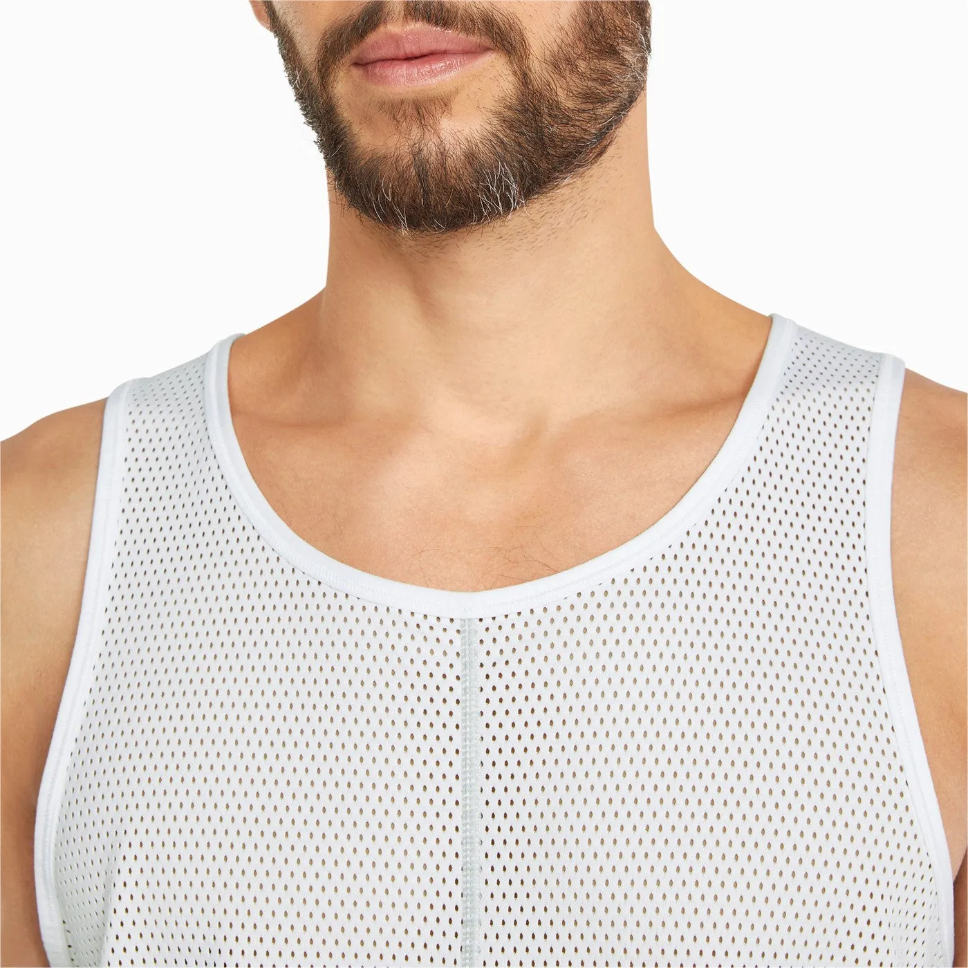 Mens Puma Cloudspun Performance Tank Top - Soft White (521398 02)