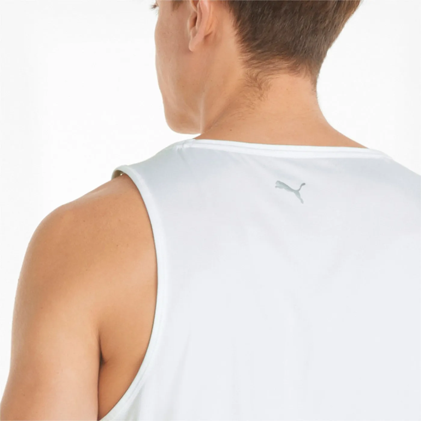 Mens Puma Cloudspun Performance Tank Top - Soft White (521398 02)