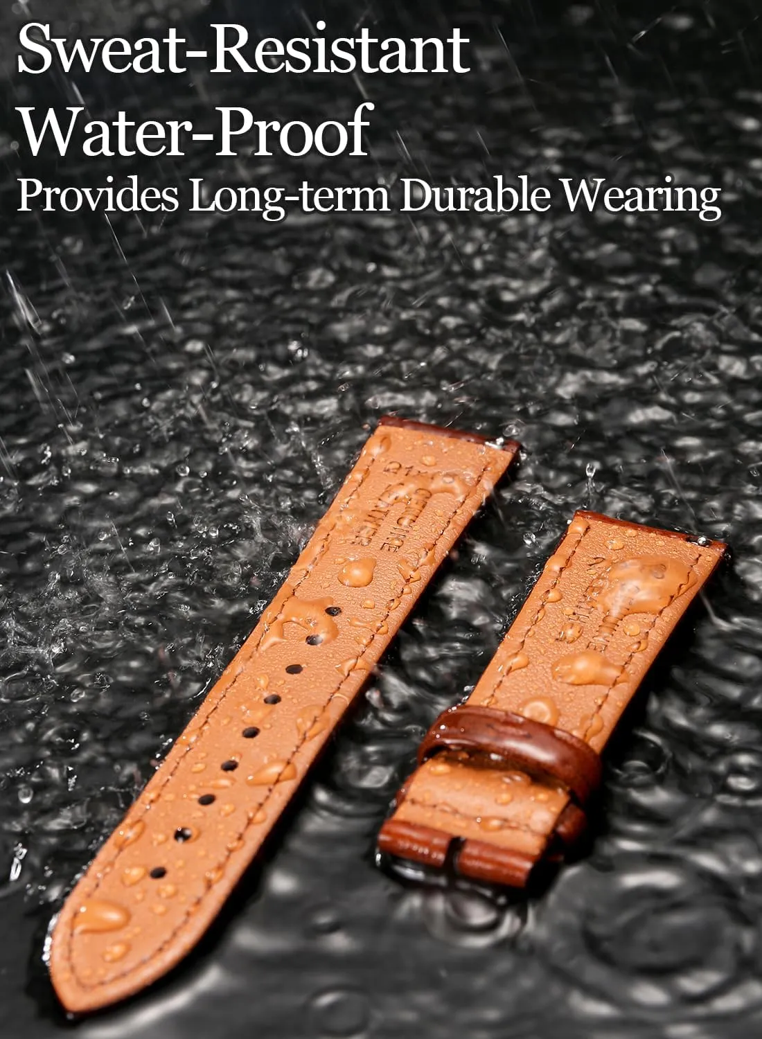 REZERO Quick Release Watch Bands, Italian Calfskin Watch Straps Replacement, Soft Leather Watch Bands for Men, Women 18mm 19mm 20mm 21mm 22mm 23mm 24mm