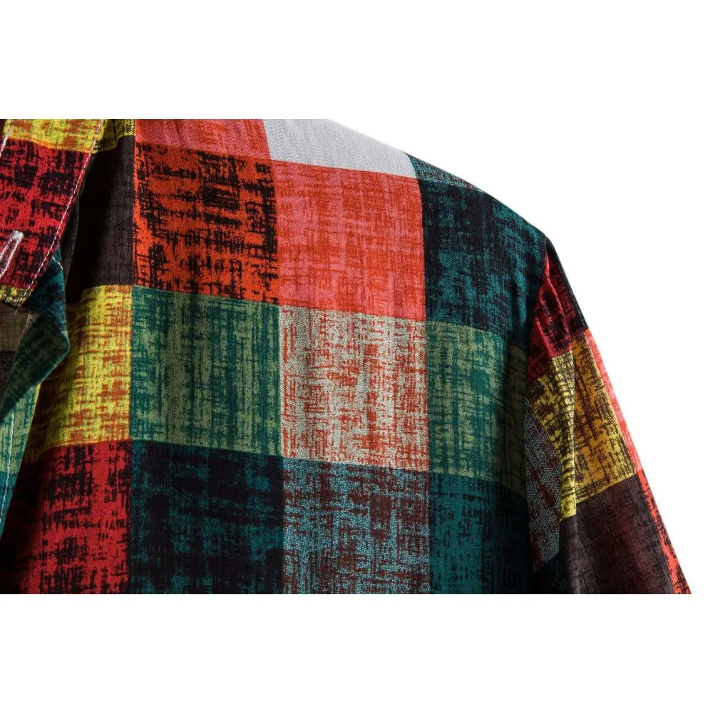 S225 Short Sleeve Printed Beach Shirt