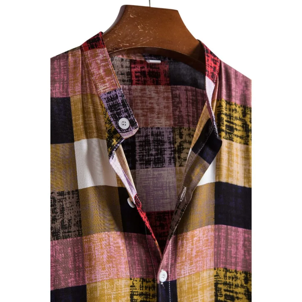 S225 Short Sleeve Printed Beach Shirt