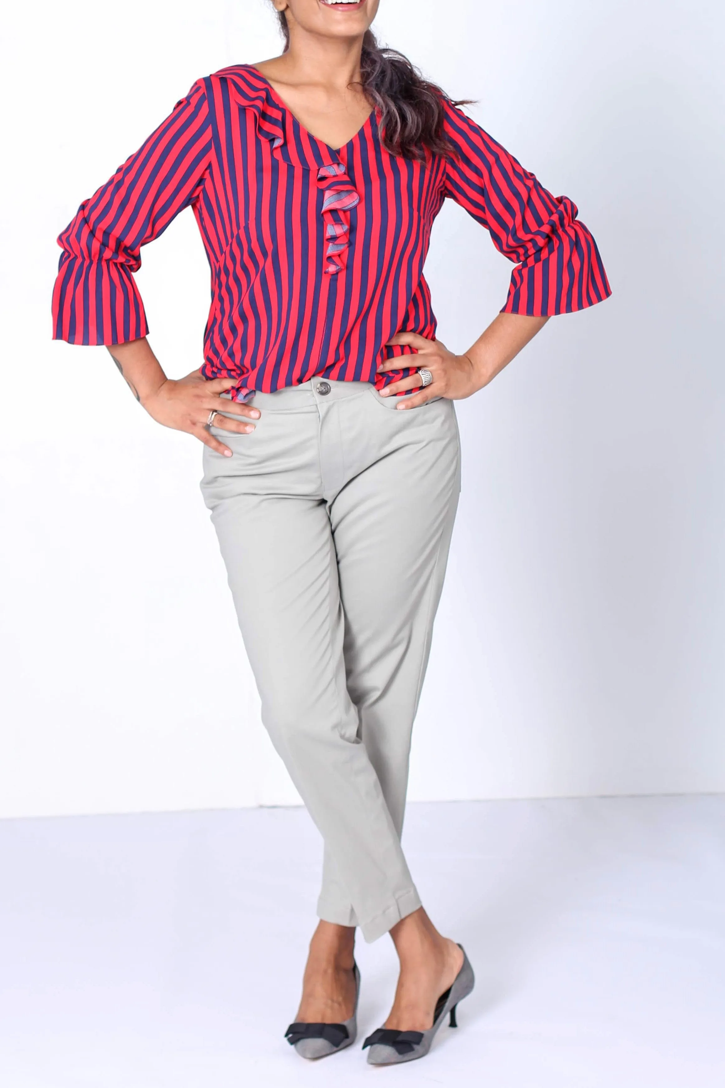 Sage Cotton Stretch Pants