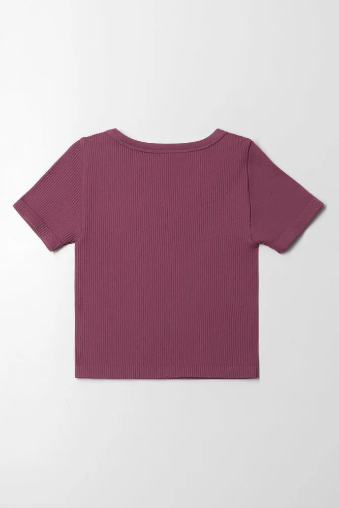 Seamless T-Shirt Red
