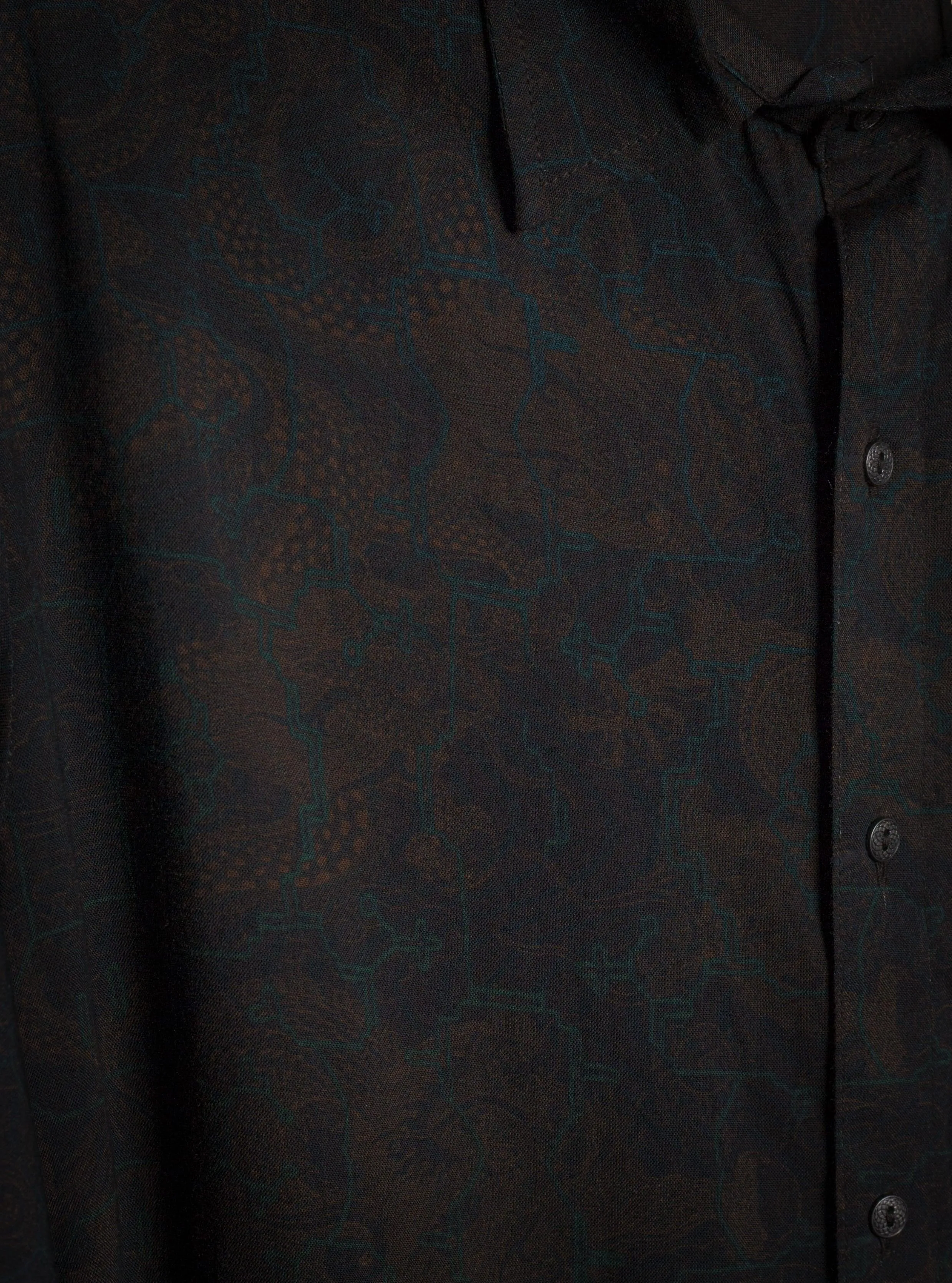 Shirt Men Full Sleeves / Viscose AOP - GOLDEN DRAGON