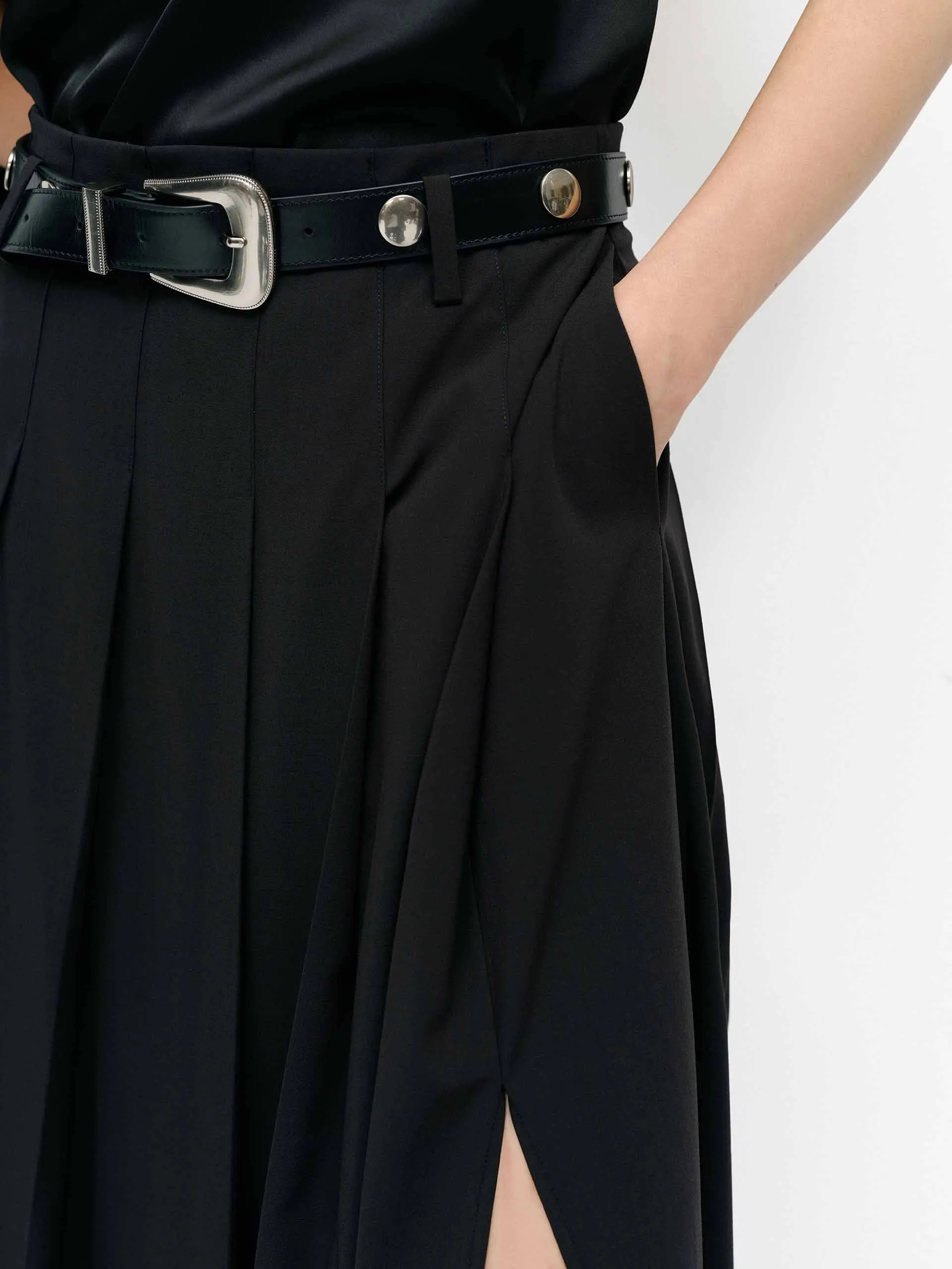 Side Slit Maxi Skirt