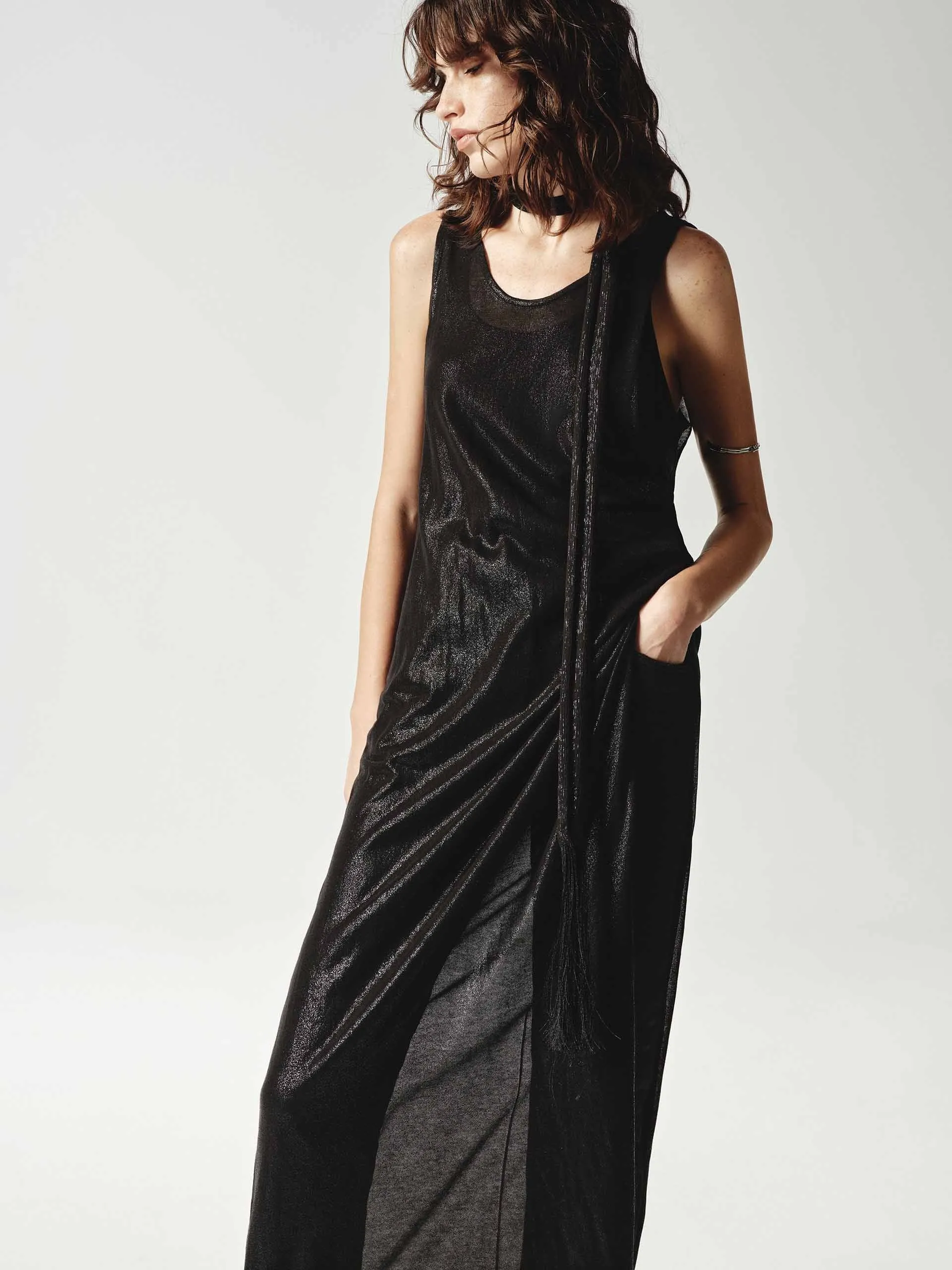 Side Slit Tank Dress