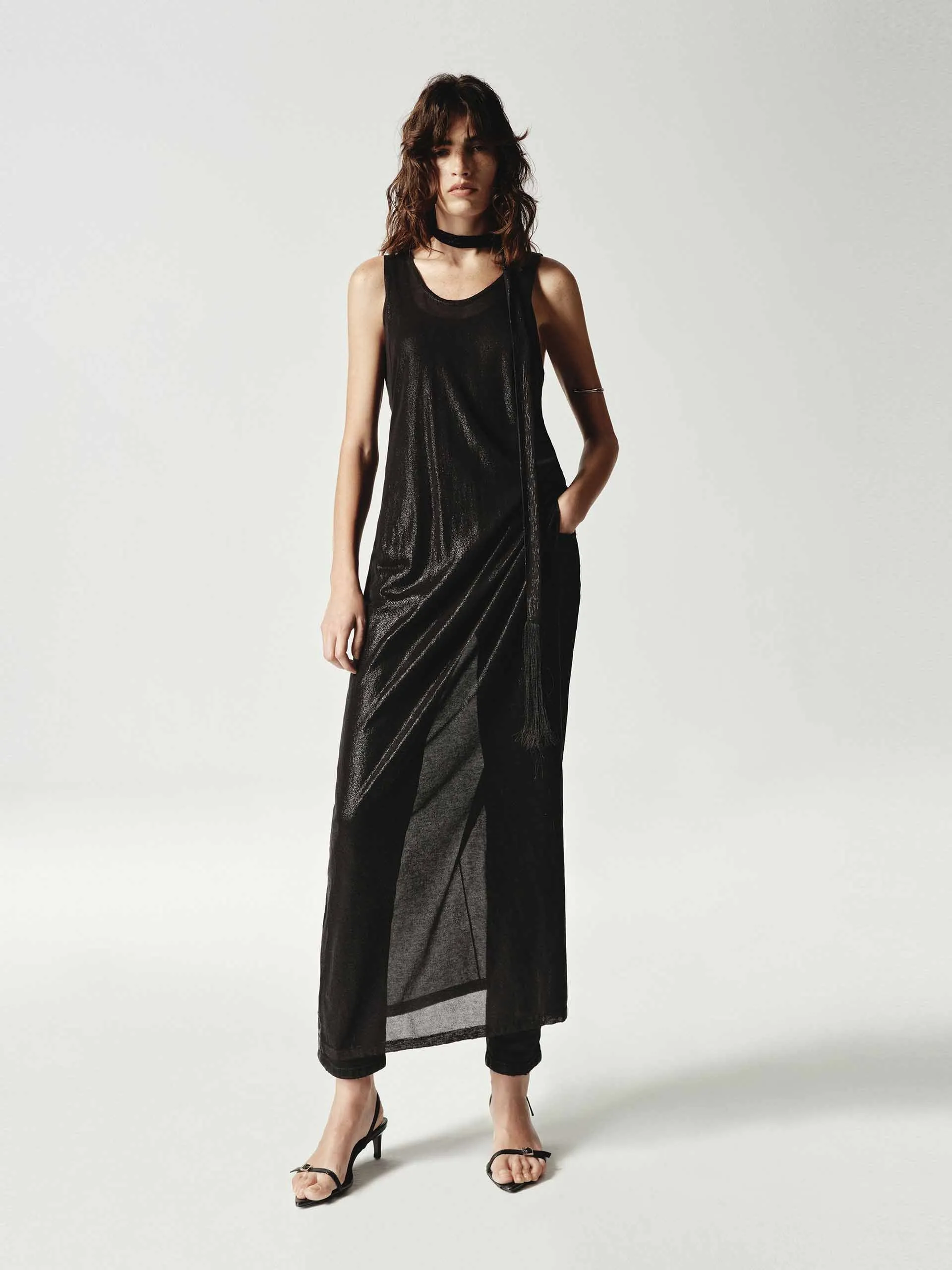 Side Slit Tank Dress