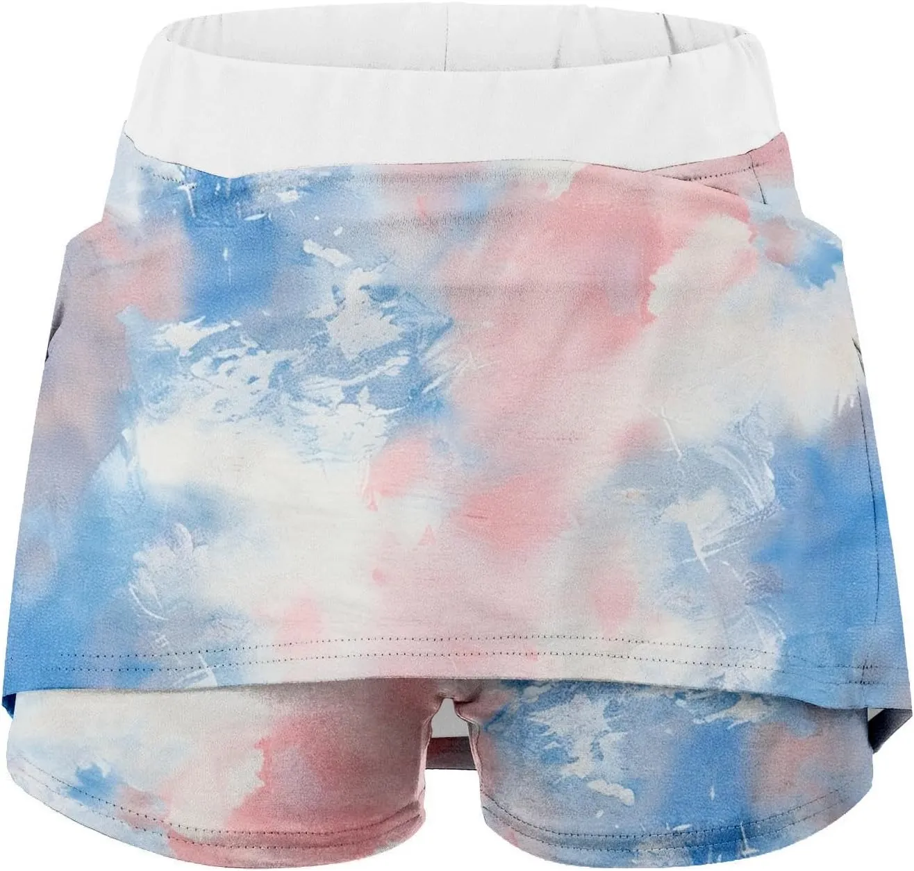Skorts For Women With Pockets High Waist Tummy Control Women's Yoga Shorts Casual Plus Size Dressy Athletic Underneath