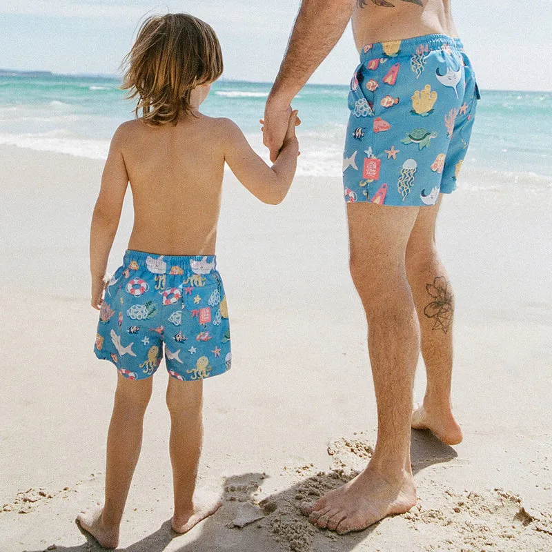 Skwosh Great Barrier Jnr Swim Shorts