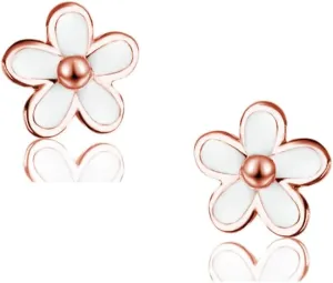 SLUYNZ Solid 925 Sterling Silver Little Daisy Earrings Studs for Women Teens Petite Flowers Studs Earrings