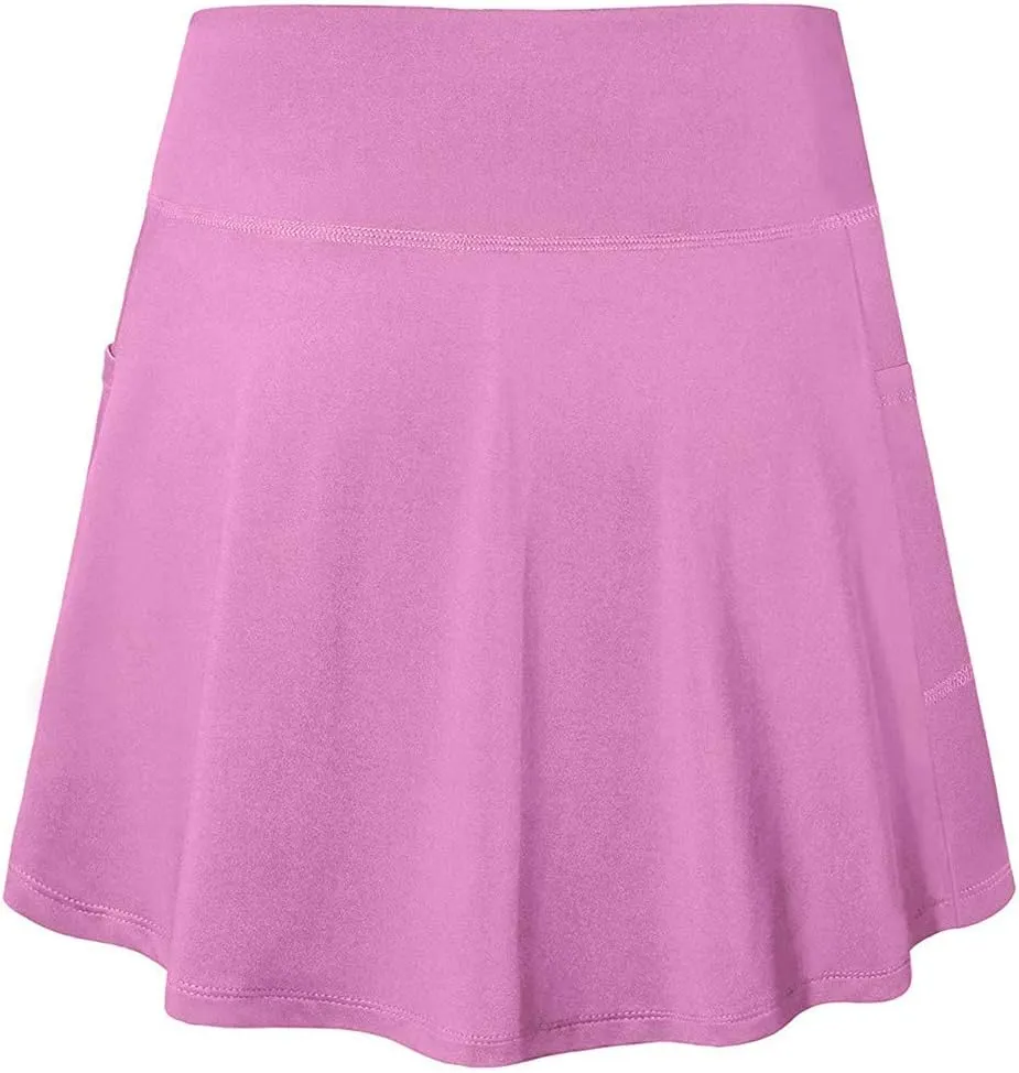 Sport Skirts for Women Summer Tennis Golf Skirts High Waisted with Pockets Inner Shorts for Athletic Skorts Running