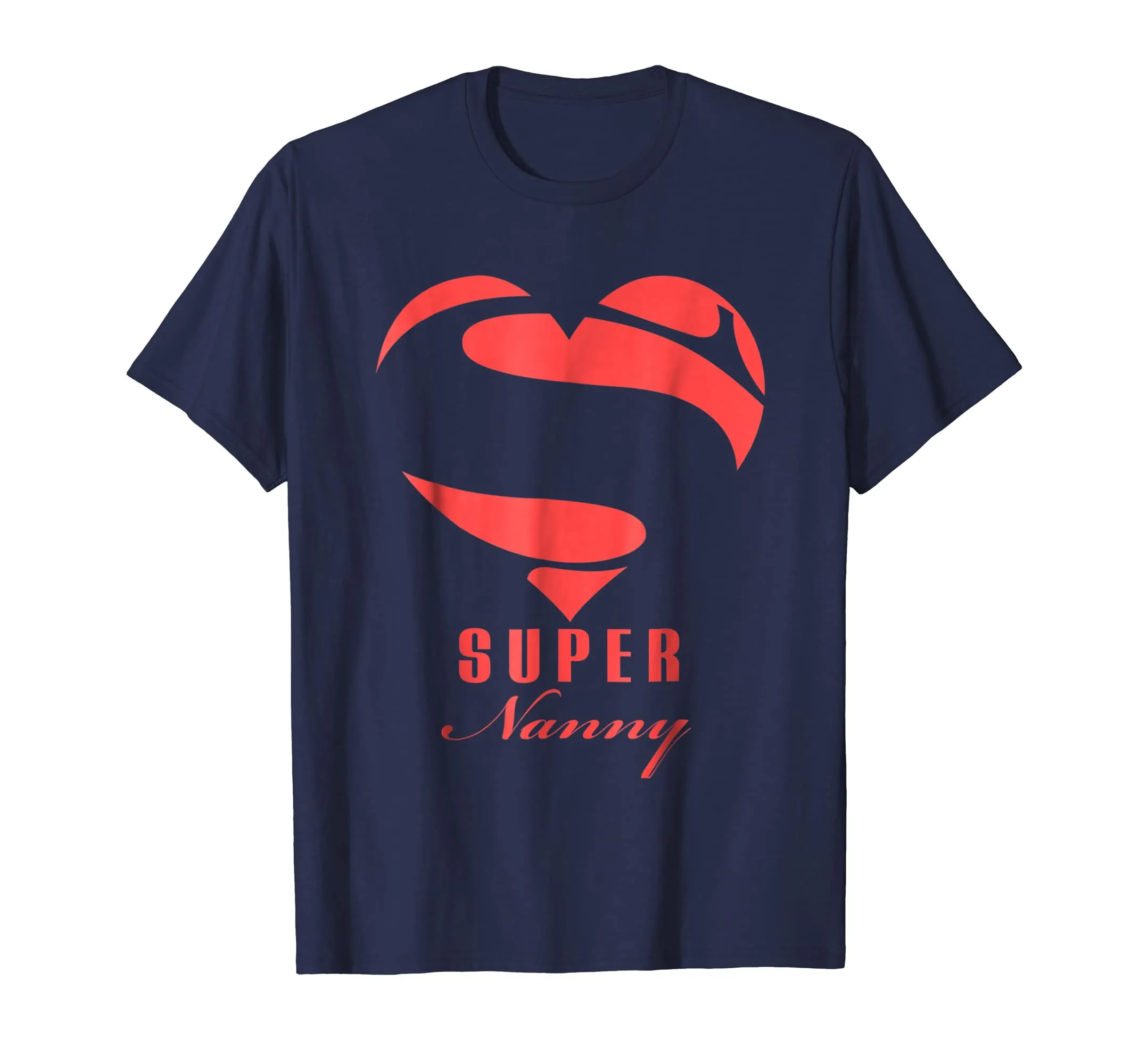Super Nanny Superhero T Shirt Gift Mother Father Day