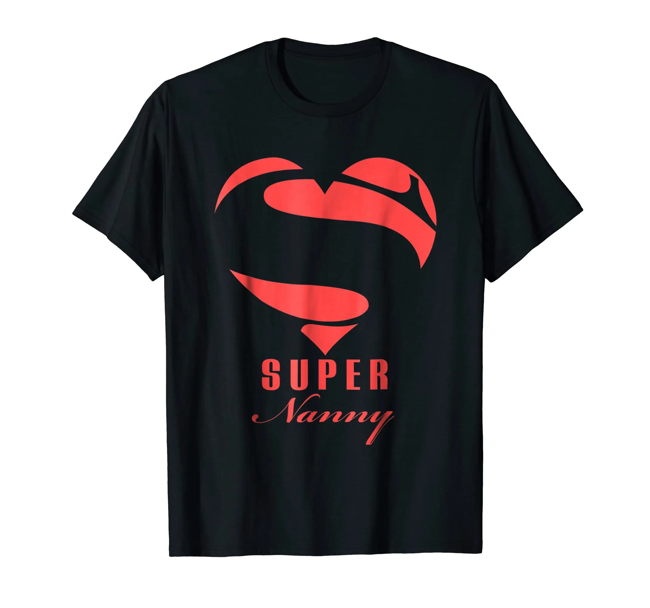 Super Nanny Superhero T Shirt Gift Mother Father Day