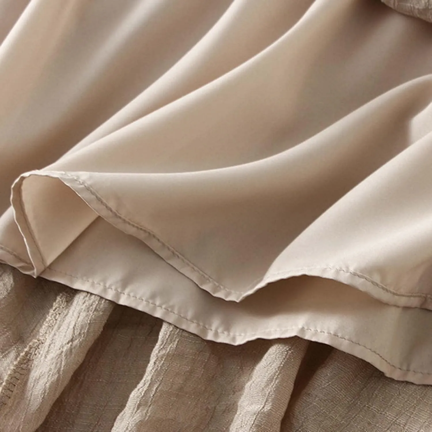 TANGNADE Women's Bohemian Elastic Waist Band Cotton Linen Flowy Maxi Skirt Dress Fashion Trendy Summer Beach Casual Skirts
