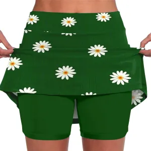 Tennis Skirts for Women Athletic Workout High Waisted Golf Skirt with Shorts Underneath Womens Tennis Skort