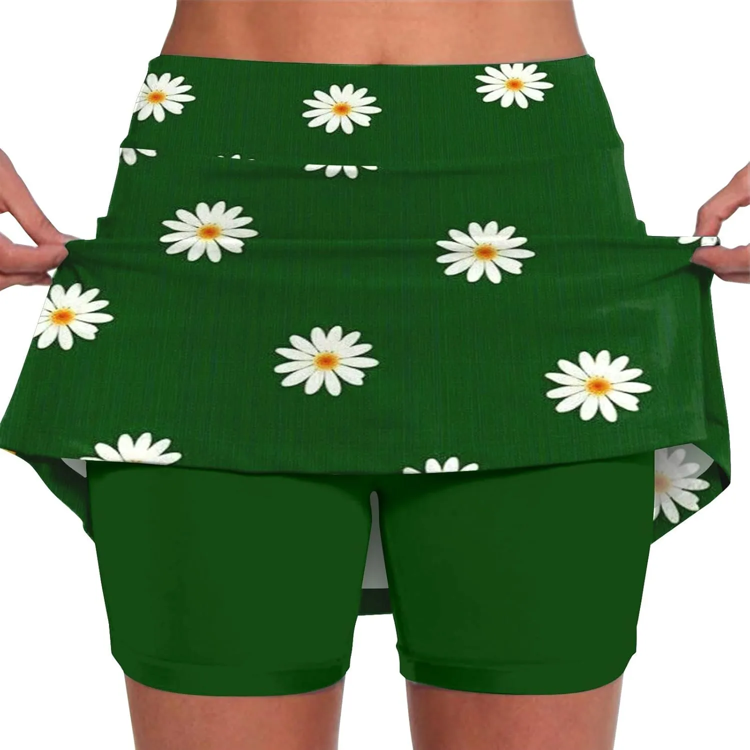 Tennis Skirts for Women Athletic Workout High Waisted Golf Skirt with Shorts Underneath Womens Tennis Skort