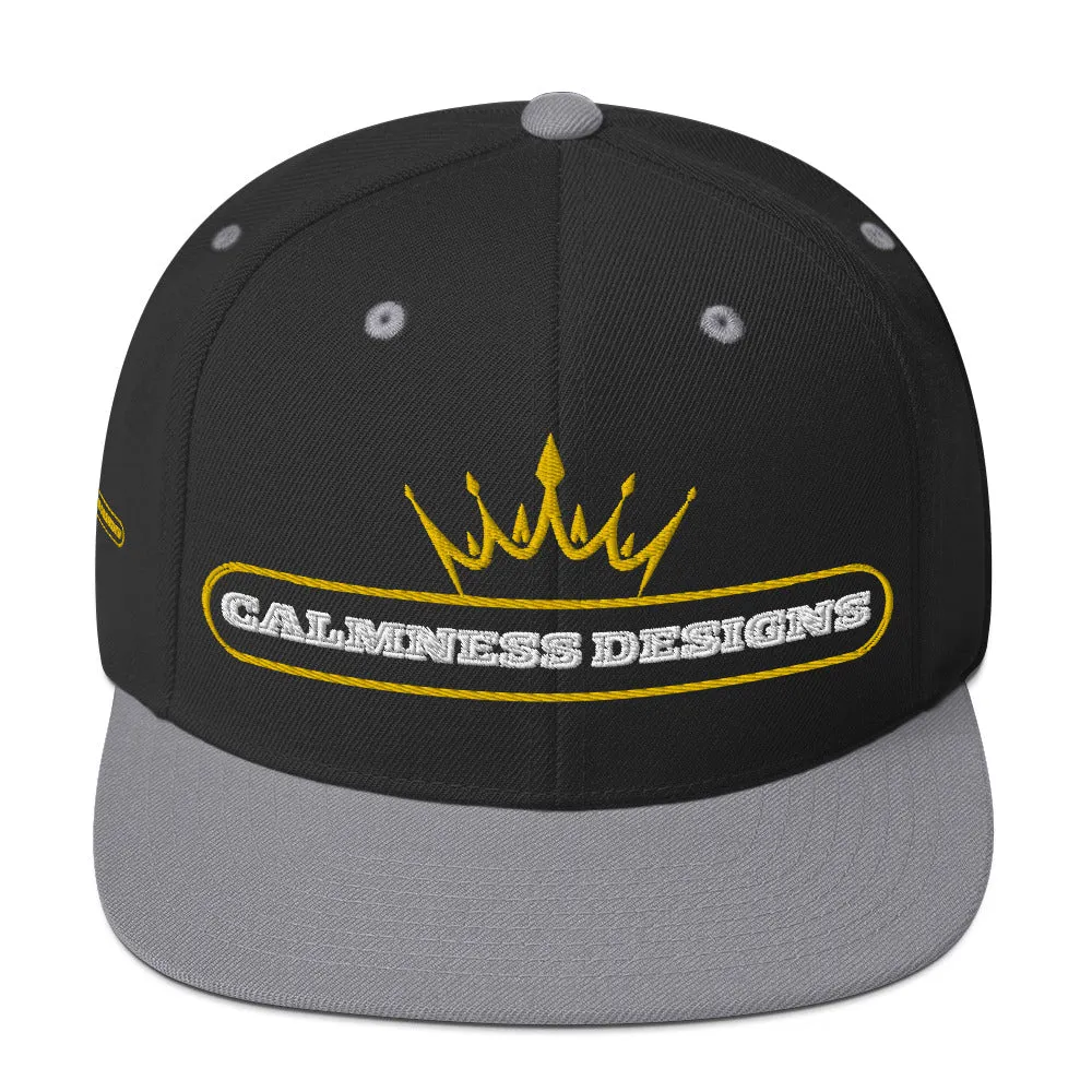 Text Frame, CALMNESS DESIGNS,  Creative Designer's, Snapback Hat