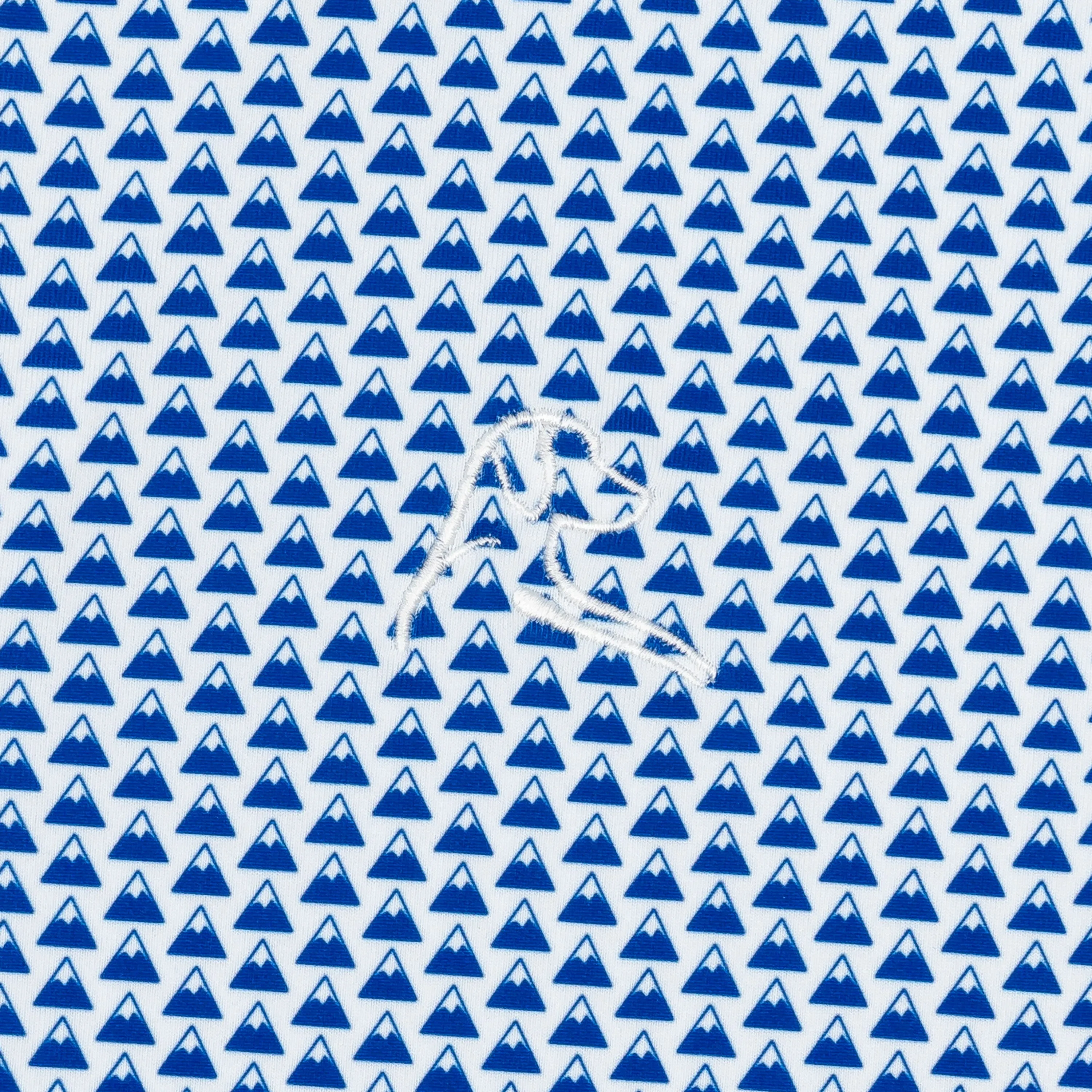 The Fourteener | Performance Polo | The Fourteener - Ocean Blue/White