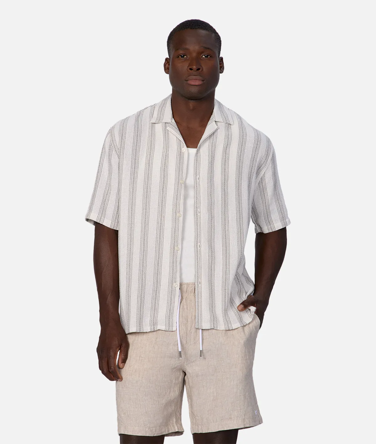 The Granada S/s Shirt - Off White/Stone