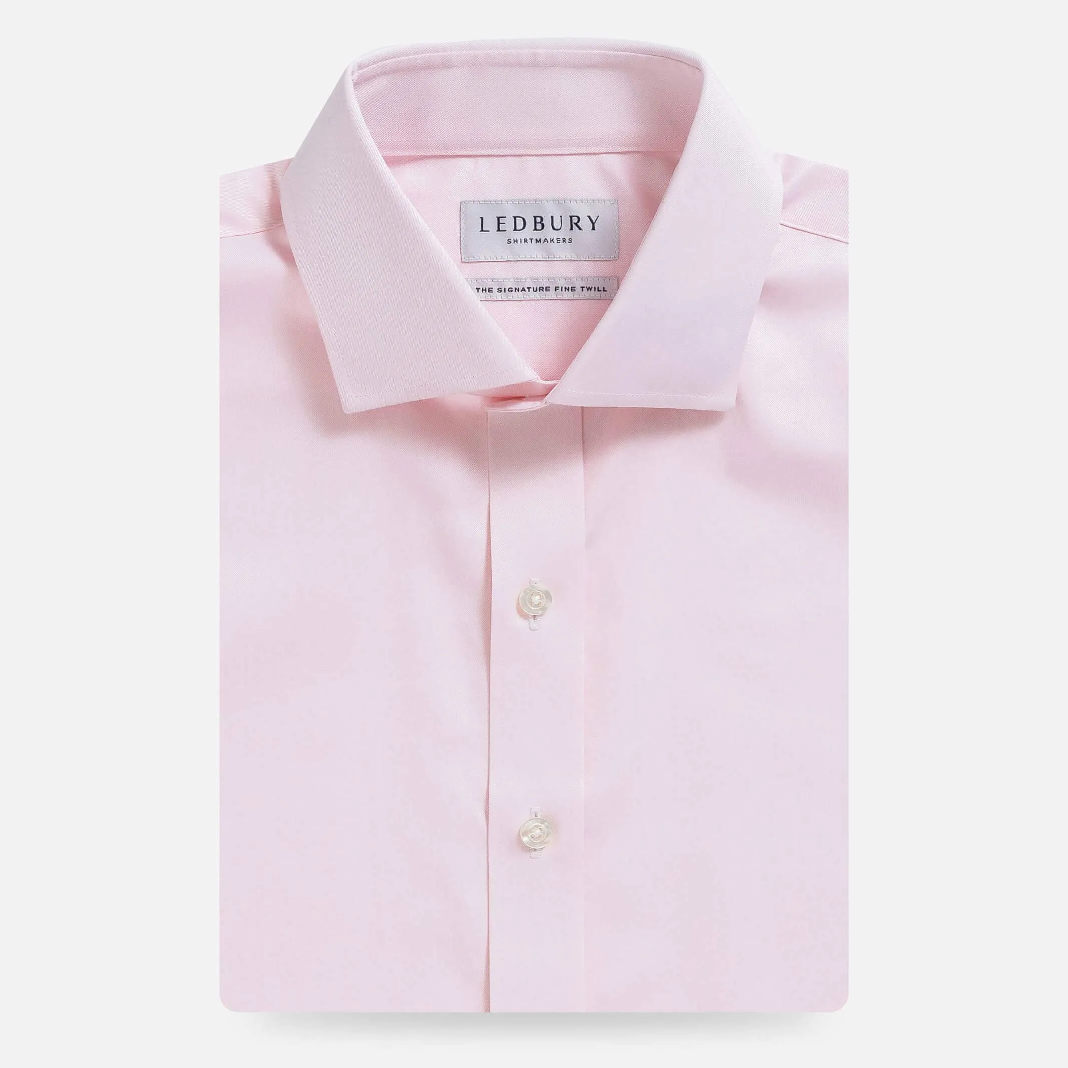 The Pink Signature Fine Twill Custom Shirt