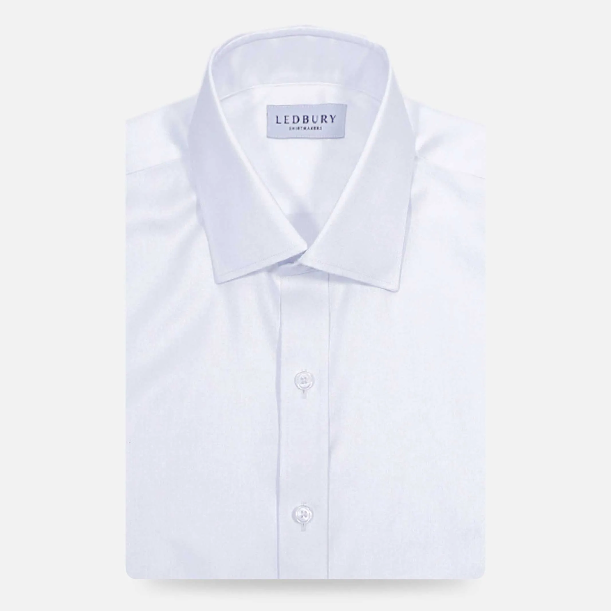 The White Sullivan Non Iron Fine Twill Custom Shirt