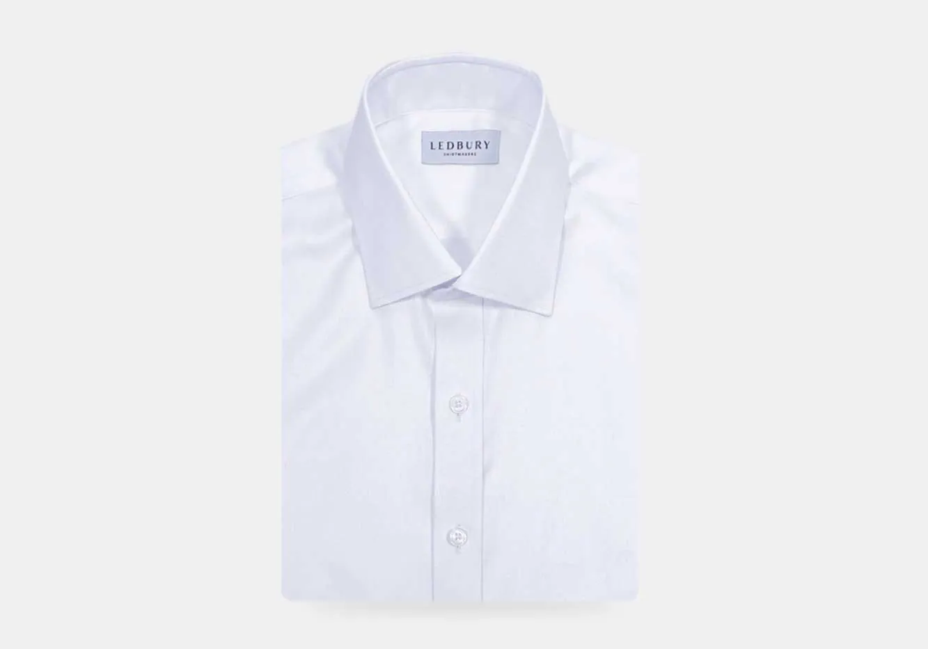 The White Sullivan Non Iron Fine Twill Custom Shirt