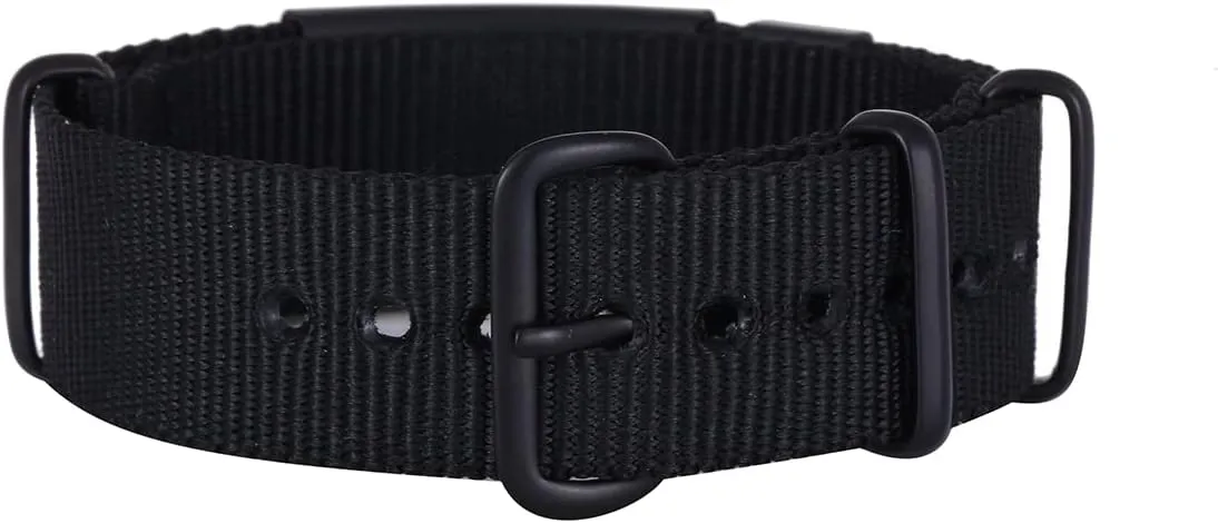 TINGKU Personalized Medical Alert Bracelet for Men Women Custom Engraved Emergency Medical ID Bracelets Diabetic Nylon Wristband Sport Jewelry