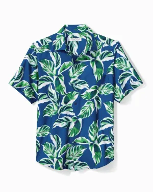 Tommy Bahama Bahama Coast Harbor Leaves IslandZone Camp Shirt
