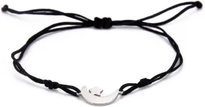 UNIFT Star Moon Bracelets For Women Stainless Steel Crescent Moon Double Rope Bracelet Cute Charm Adjustable String Bracelets Jewelry Gifts