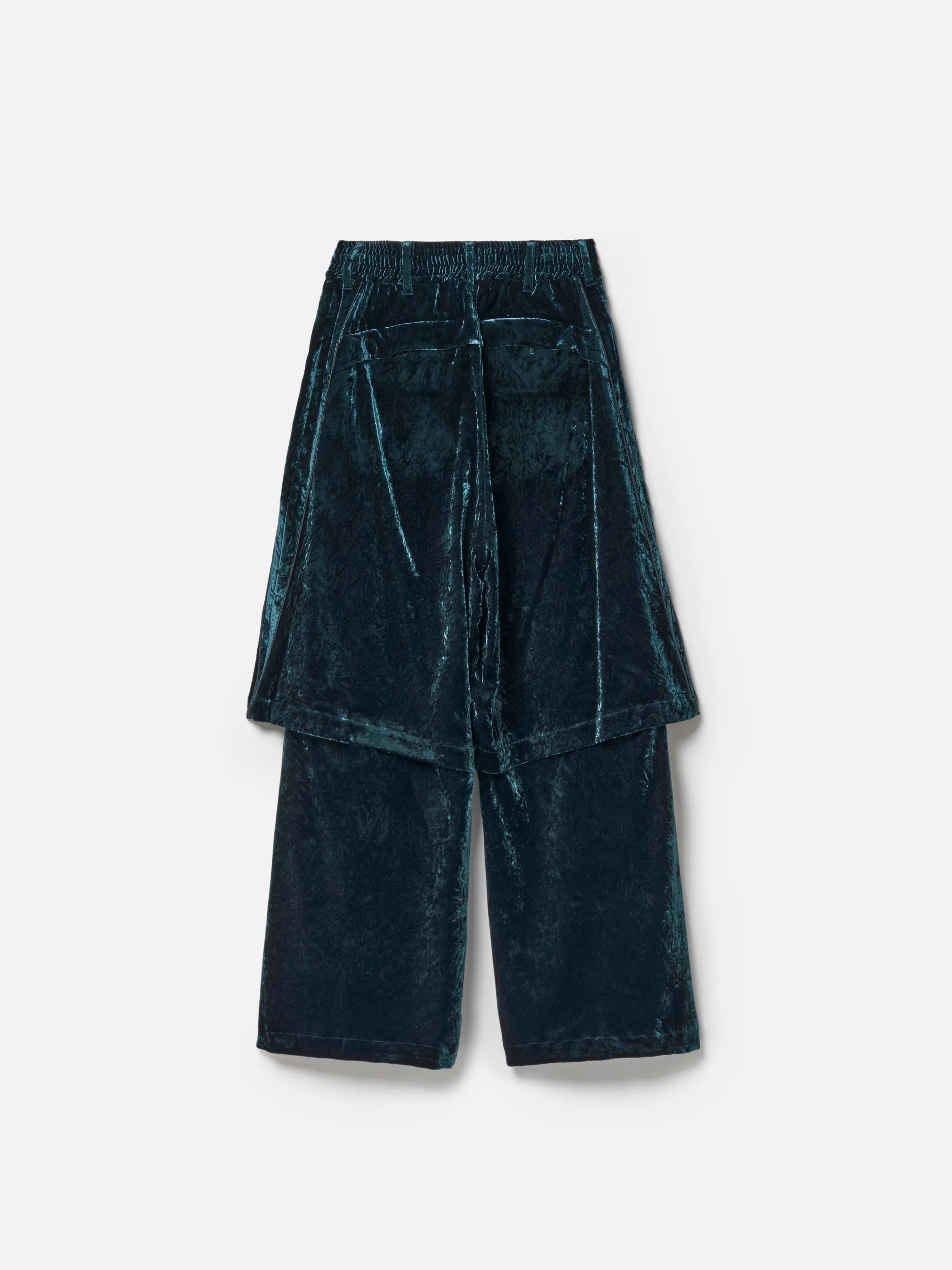 VELVET TRANSFORM EASY TRACK PANTS .12【GREEN】