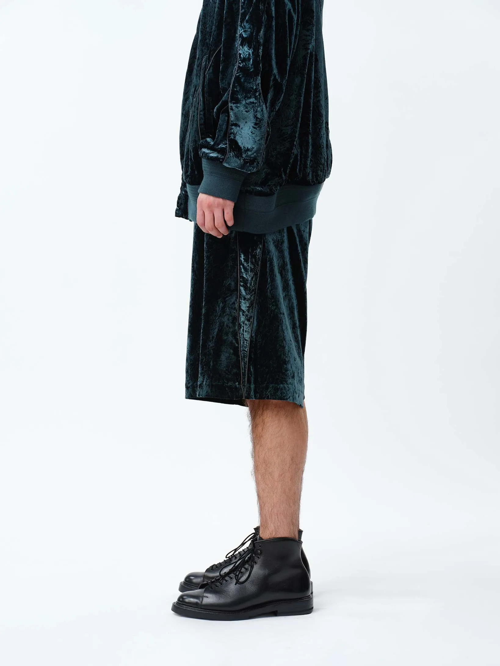 VELVET TRANSFORM EASY TRACK PANTS .12【GREEN】