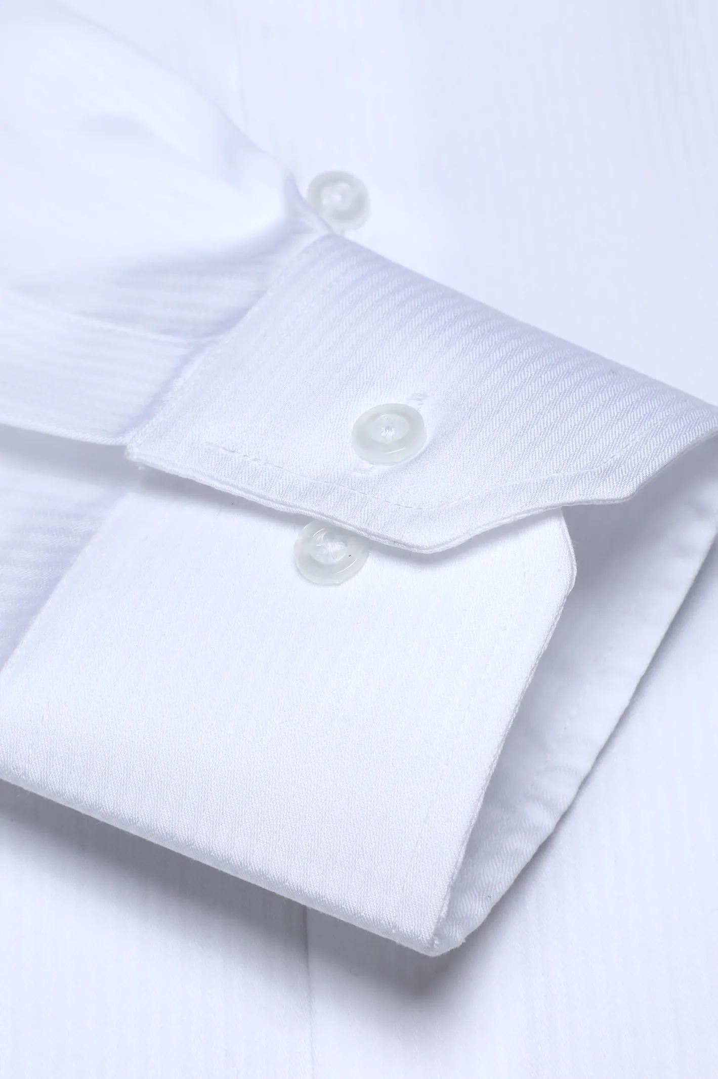 White Dobby Formal Shirt