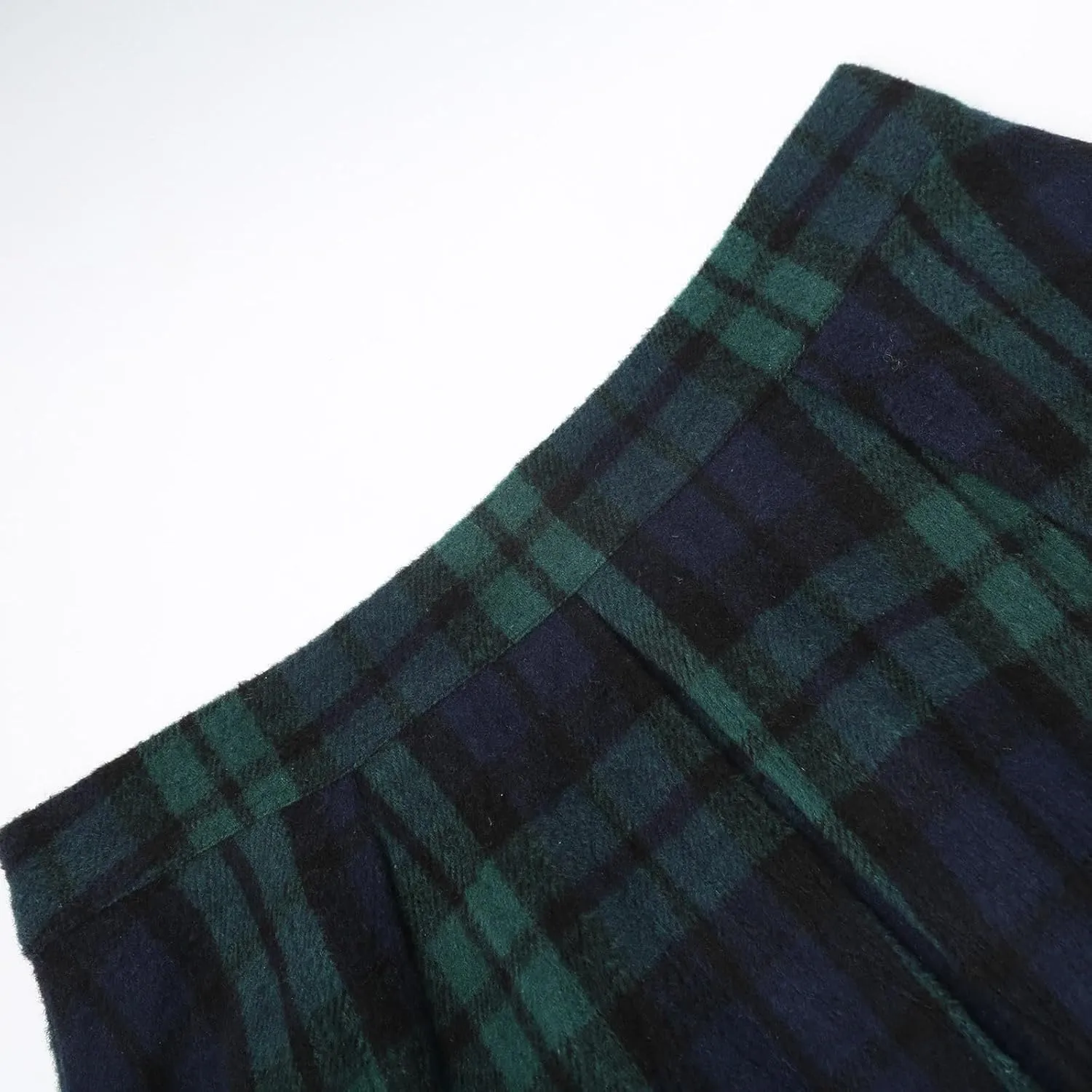 Women Plaid Mini Skirts High Wasited Pleated Skirt Summer A Line Skirts Plus Size Flared Skirt Casual School Uniform