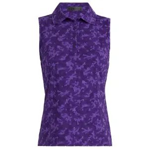 Womens Icon Camo Silky Tech Nylon Sleeveless Polo Midsummer - SS24